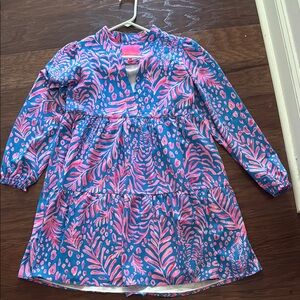 Lilly Pulitzer Pink and Blue Floral Dress